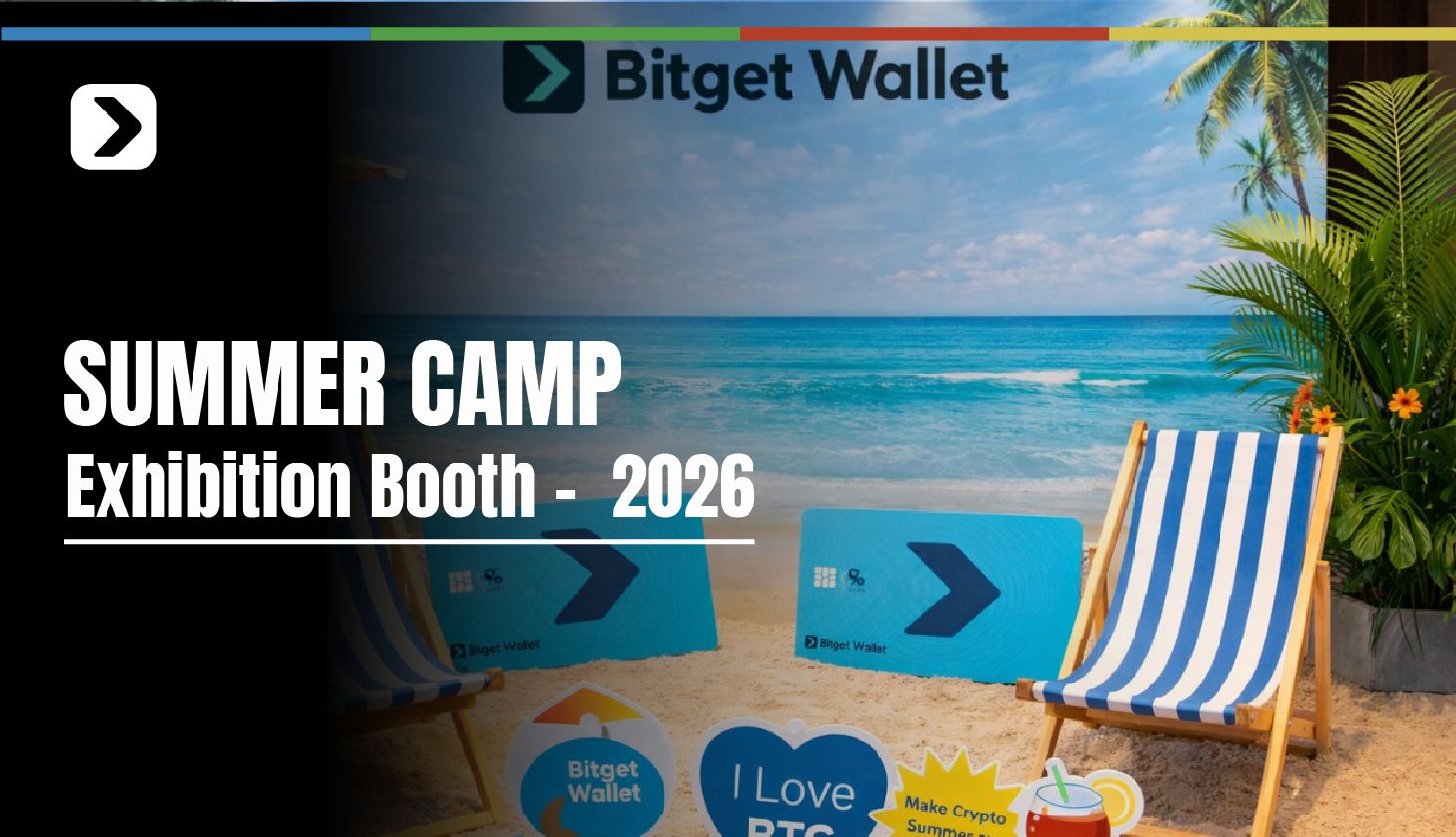 Bitget Wallet Booth · Summer Camp 2026