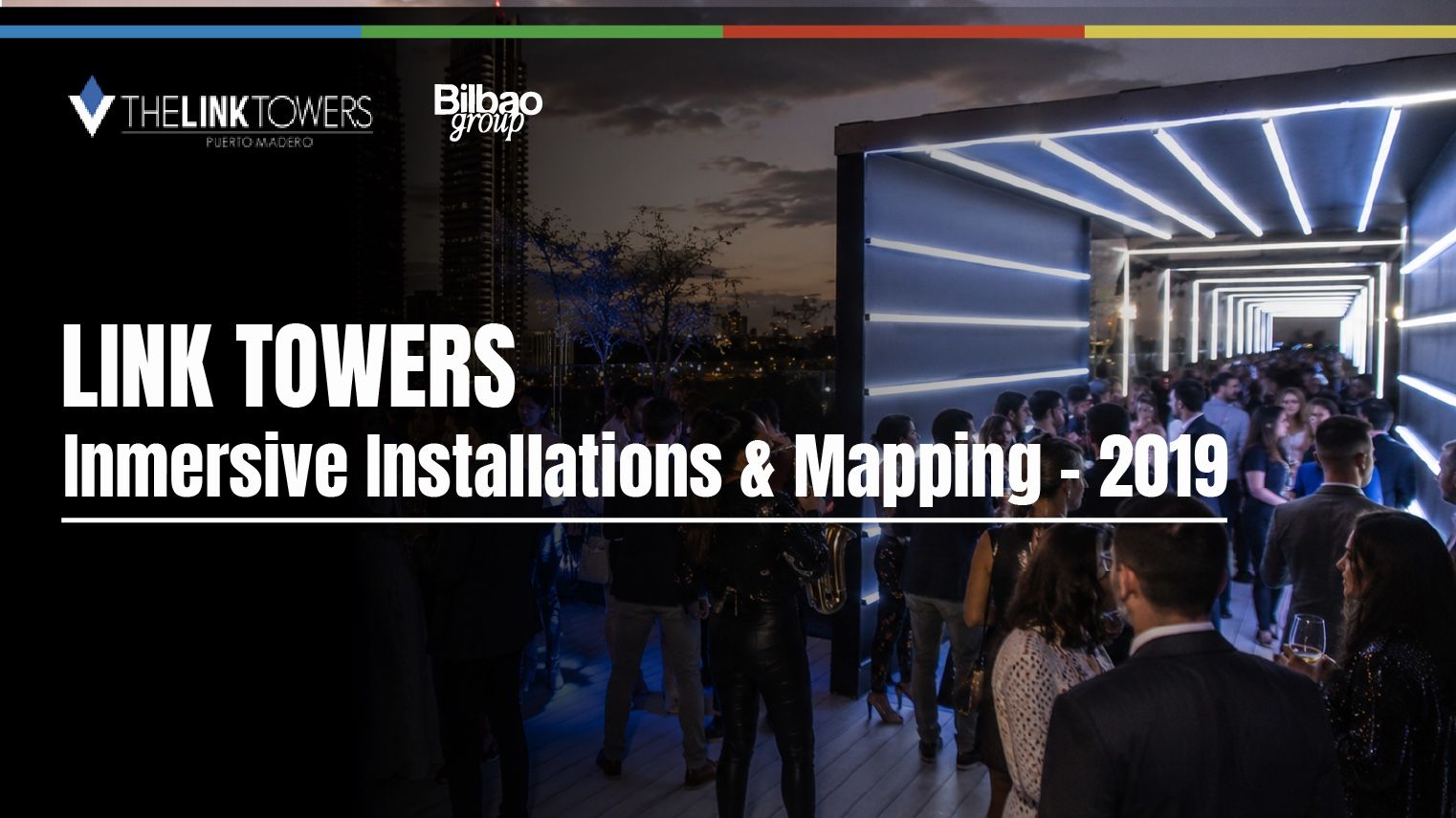 The Link Towers · Immersive Installations & Mapping